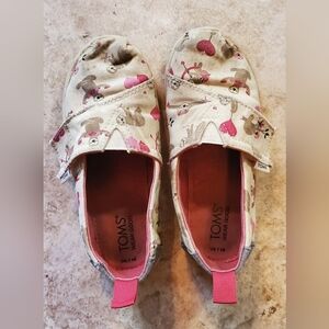 TOMS Toddler Shoes Size 10 Sloth Design
